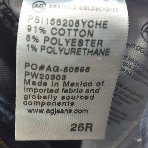 AG Adriano Goldschmied Jodi Crop Flare Jean Size 25 - Picture 12 of 12